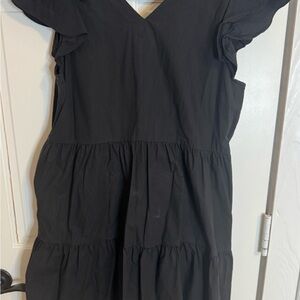Gibson Black Ruffled women’s Dress